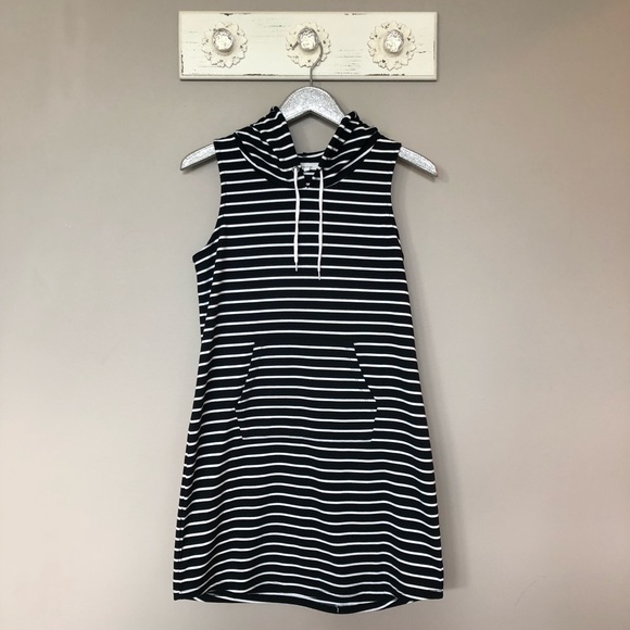 maurices black and white striped dress